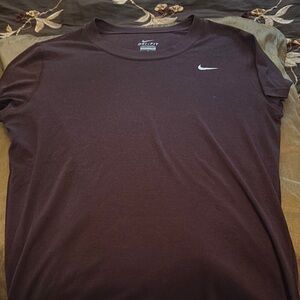 Nike Brown Short Sleeve Tee Performance